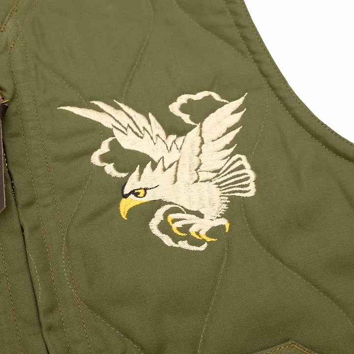 BUZZ RICKSON'S EMBROIDERY VEST - SUKA - BR15586