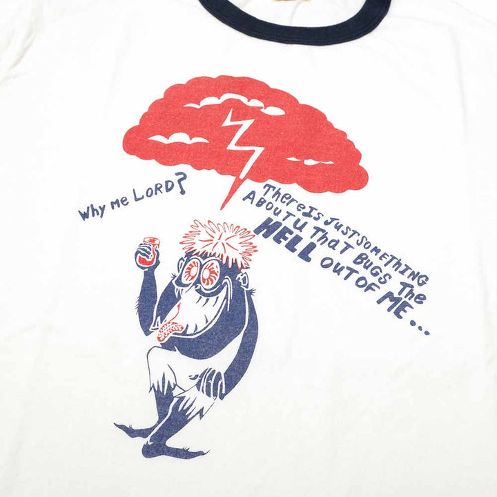 Whitesville - S/S RINGER T-SHIRT - WHY ME LORD - WV79521