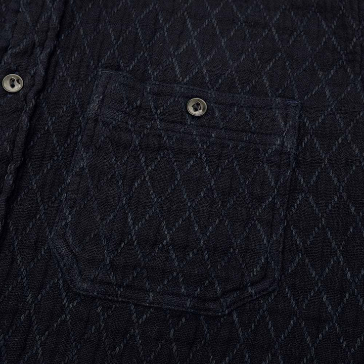 MOMOTARO JEANS - SASHIKO WORK SHIRT - MXLS1041