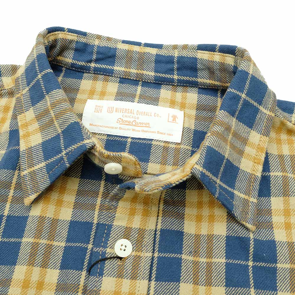 UNIVERSALOVERALL - FLANNEL PLAID WORK SHIRT - HT2531100