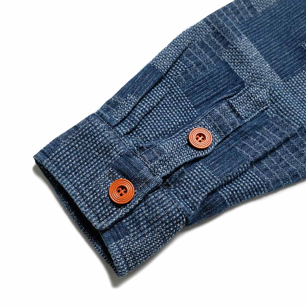 KOROMO ZAKURA - Patch Work Jacquard - Shirt Jacket - SA1753