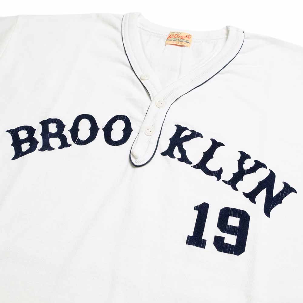 WHITESVILLE - S/S HENLEY T-SHIRT - BROOKLYN 19 - WV79687