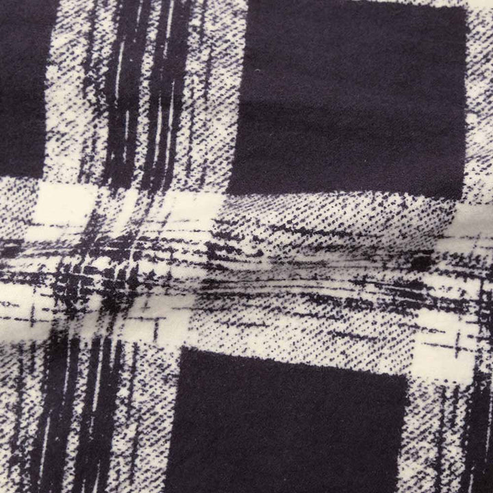 A VONTADE - Print Flannel Work Shirts L/S -VTD-0394-SH