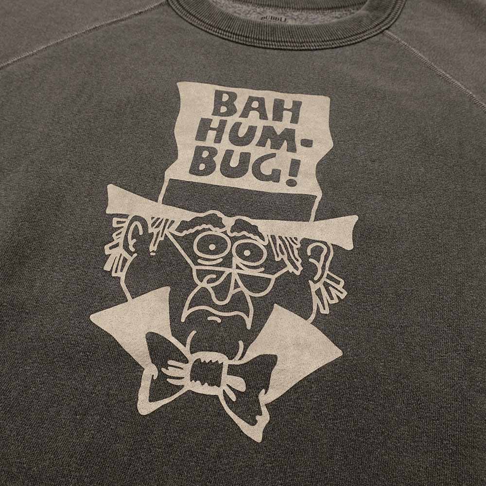DUBBLE WORKS - RAGLAN CREW SWEAT - BAH HUM-BUG - 83003BAH-25