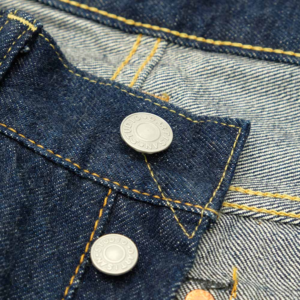 STUDIO D’ARTISAN - 15oz. Natural Indigo - Tapered Fit Jeans - SD-800