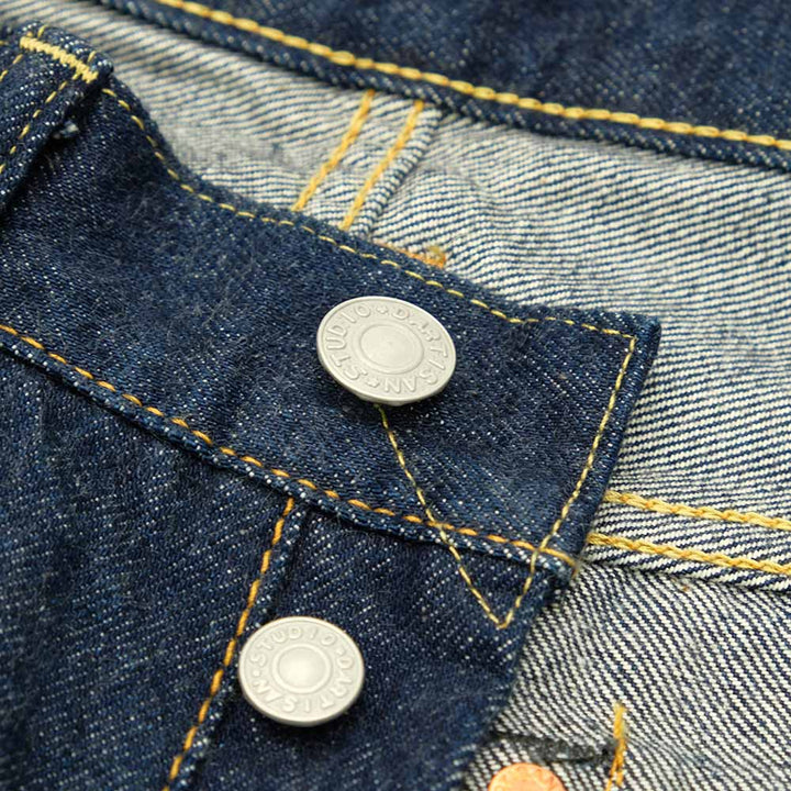 STUDIO D’ARTISAN - 15oz. Natural Indigo - Tapered Fit Jeans - SD-800