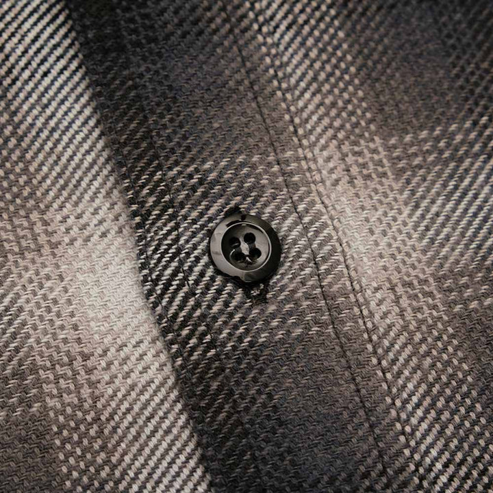 SUGAR CANE - TWILL PLAID WORK SHIRT - SC29561