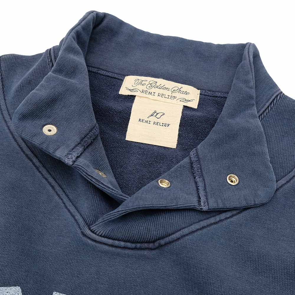 REMI RELIEF - SP Processing Wide Silhouette Stand Neck Sweatshirt - UNCW - RN29373196