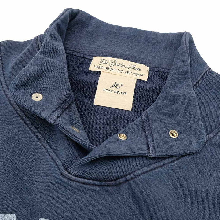 REMI RELIEF - SP Processing Wide Silhouette Stand Neck Sweatshirt - UNCW - RN29373196