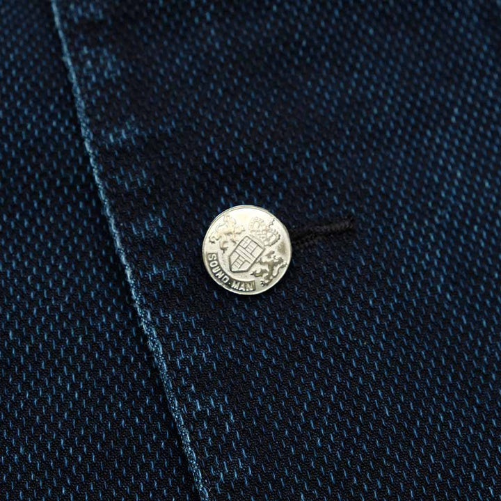 Soundman Beer Jacket - Dudley III - Indigo Dyed SASHIKO - 401M-655Z