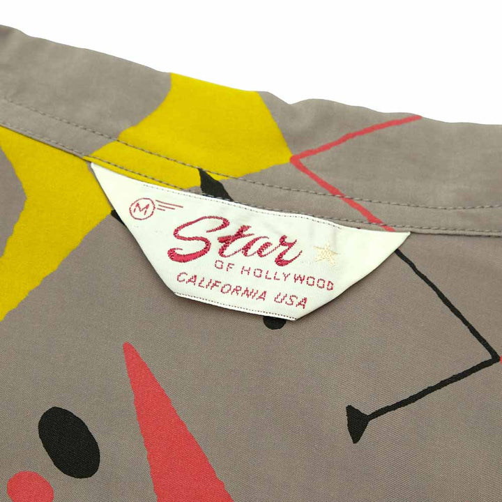 STAR OF HOLLYWOOD - HIGH DENSITY RAYON OPEN SHIRT - ATOMIC - SH39492