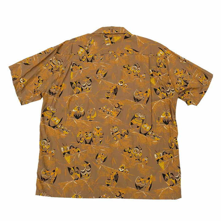 STAR OF HOLLYWOOD - TYPEWRITER COTTON OPEN SHIRT - OWL - SH39494