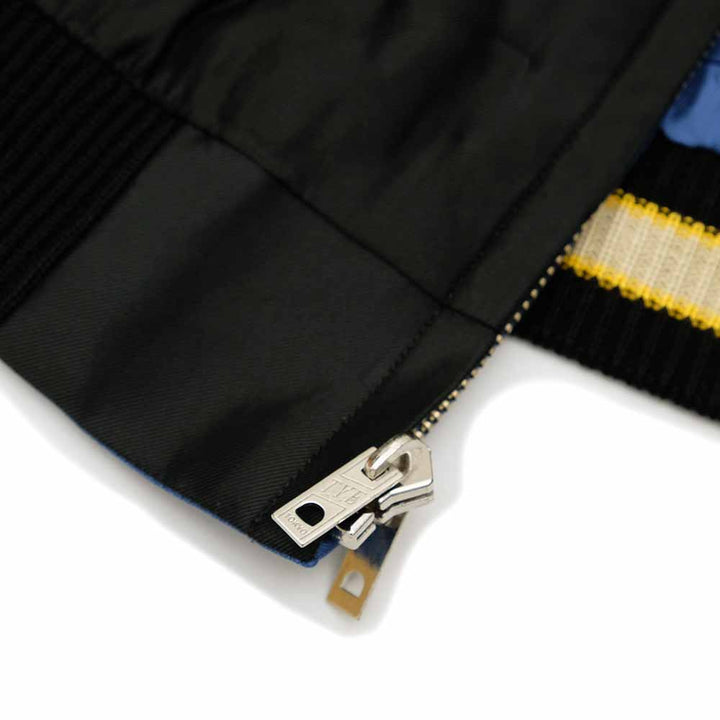 TAILOR TOYO - Acetate Souvenir Jacket - WHITE TIGER × GOLD DRAGON - TT15790-119