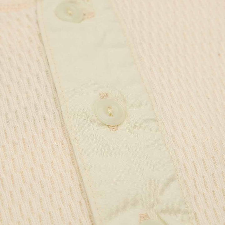 BUZZ RICKSON'S - THERMAL HENLEY NECK T-SHIRTS - BR68130