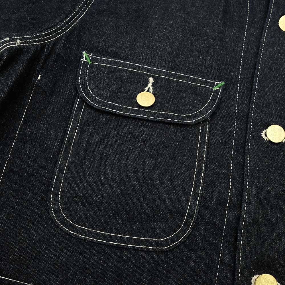 Sugar Cane - 11oz. BLUE DENIM - WORK COAT - SC15655