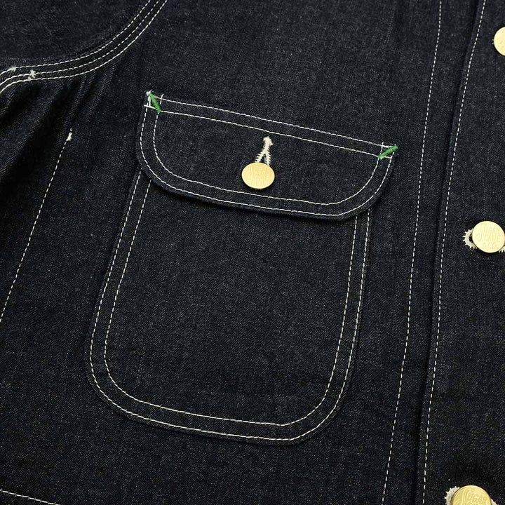 Sugar Cane - 11oz. BLUE DENIM - WORK COAT - SC15655