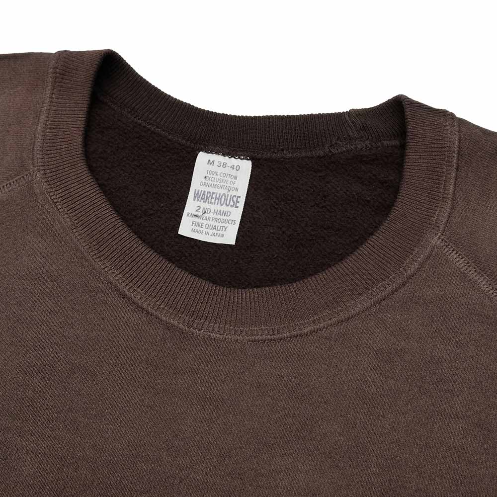 WAREHOUSE - 2ND HAND SERIES Lot.461 CREW SWEATSHIRT - U/W (SUN BURNED) - 461UW-25