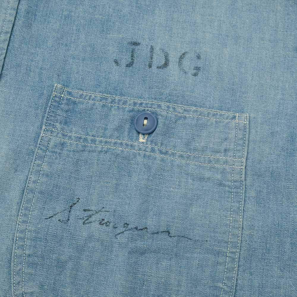 John Gluckow - 1940s Signature Work Shirt - Used Wash Model - JG-05-P