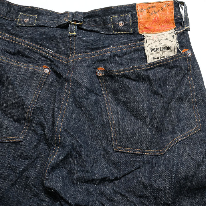 Burgus Plus - Natural Indigo Selvedge Jeans - 1928 Cinch-Back Model - 928-XX-02