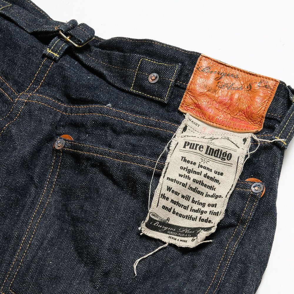 Burgus Plus - Natural Indigo Selvedge Jeans - 1928 Cinch-Back Model - 928-XX-02