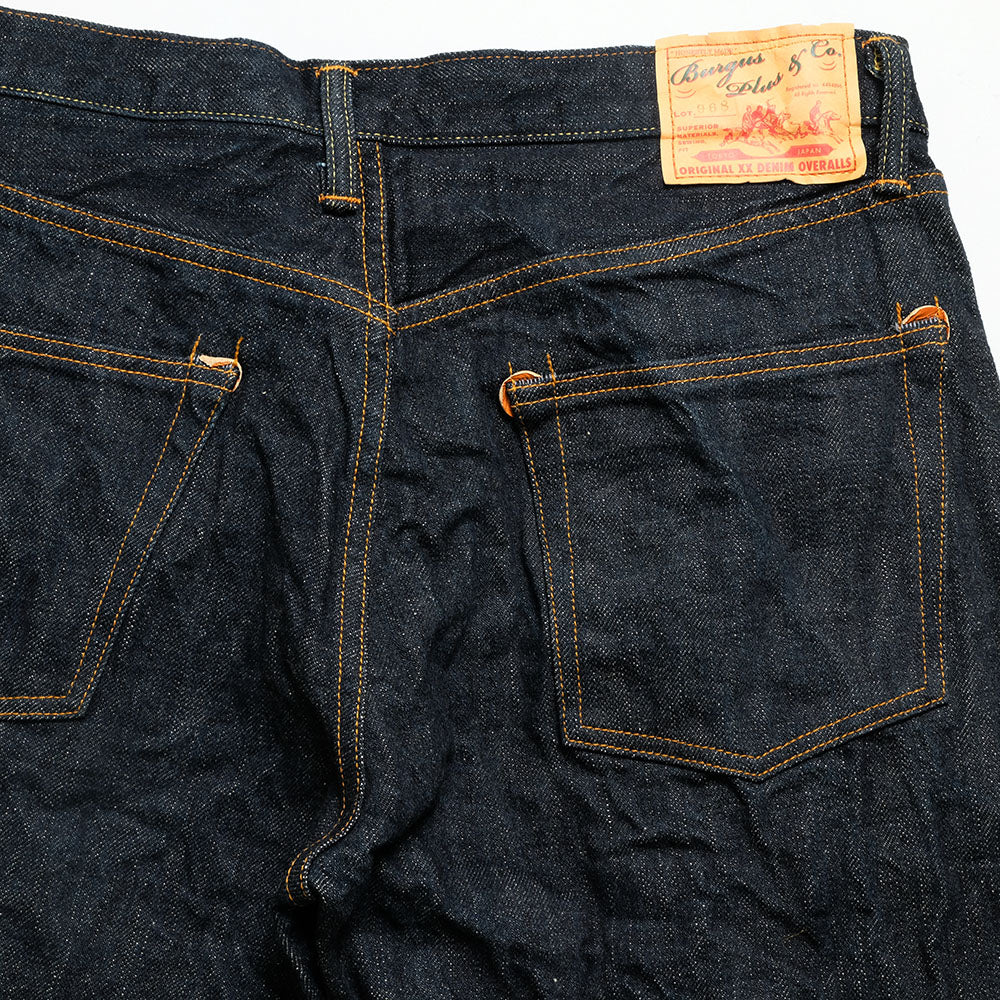 BURGUS PLUS - Lot.968 - Greencast Indigo Selvedge Jeans - 1968 Model - 968-08