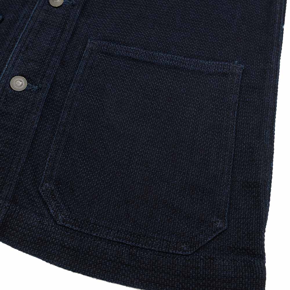 MOMOTARO JEANS - DOBBY US NAVY COVERALL - MZOT0342