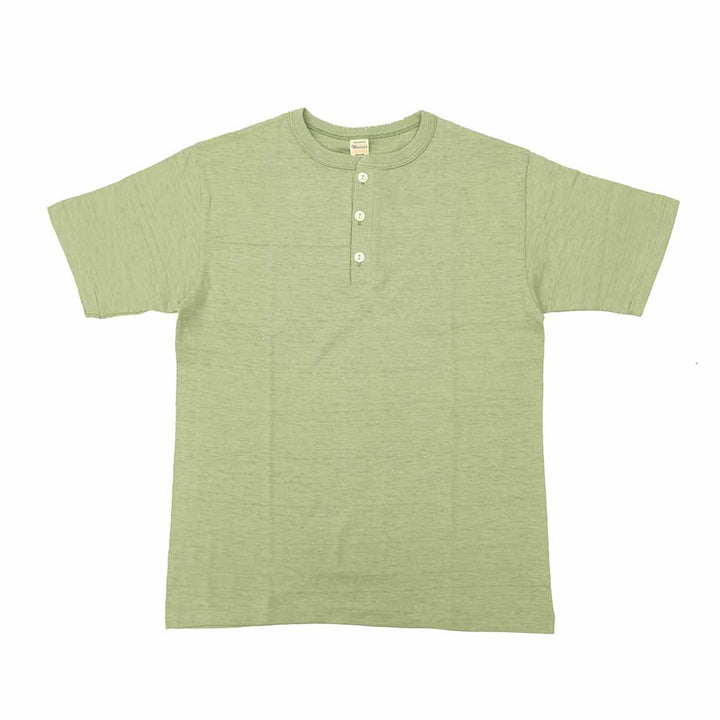 Warehouse - Lot.4601 HENLEY NECK T-SHIRT - 4601HE-25