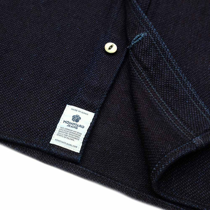 MOMOTARO JEANS - HEAVY INDIGO DOBBY SHIRT - MXLS1036