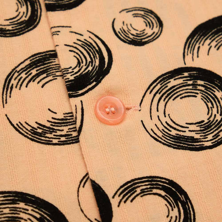 STAR OF HOLLYWOOD - DOBBY COTTON OPEN SHIRT - BUBBLE - SH39321