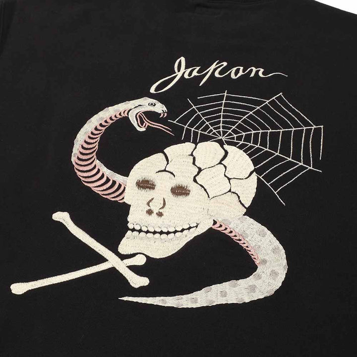 TAILOR TOYO - SUKA CREW SWEAT EMBROIDERED - SKULL ＆ SNAKE - TT69650
