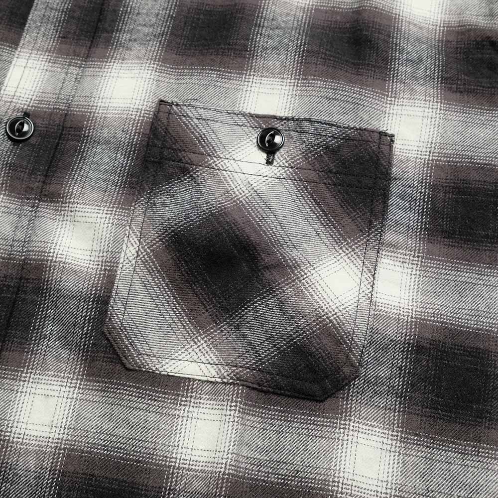 SUGAR CANE - COTTON OMBRE CHECK L/S WORK SHIRT - SC29723