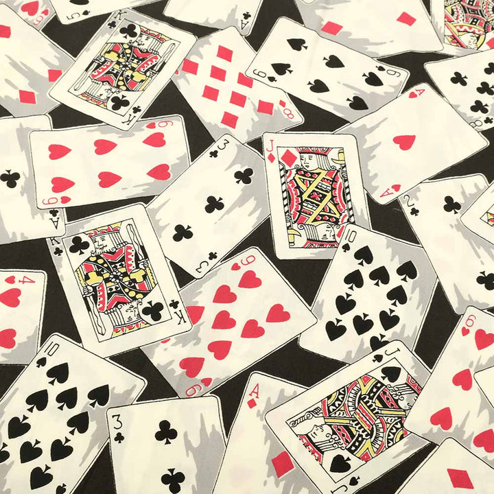 STAR OF HOLLYWOOD - TYPEWRITER COTTON OPEN SHIRT - PLAYING CARDS - SH39496