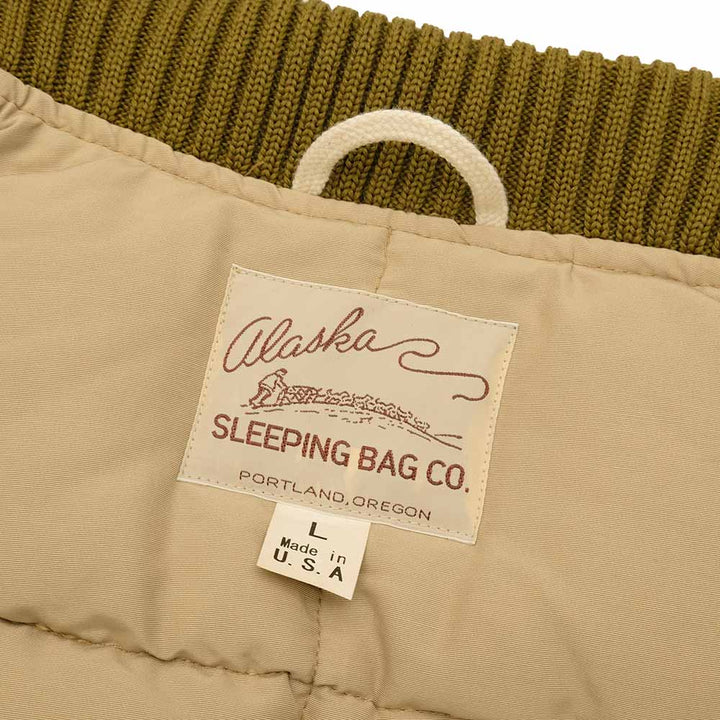ALASKA SLEEPING BAG GOOSE DOWN MADE IN USA VIKING VEST AS15441