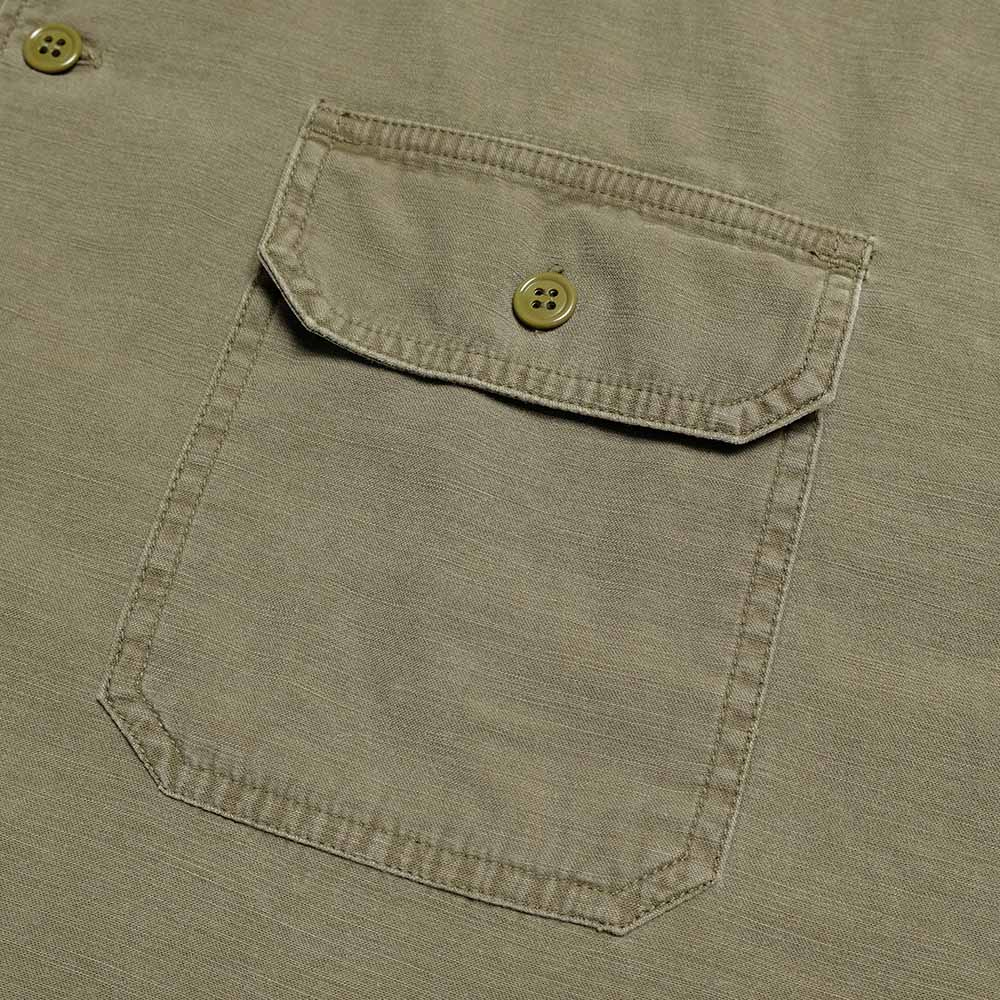 REMI RELIEF - WIDE MILITARY SHIRT - Big Flower Studs -  RN2043SDQ