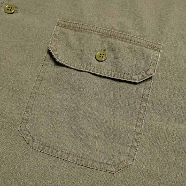 REMI RELIEF - WIDE MILITARY SHIRT - Big Flower Studs -  RN2043SDQ