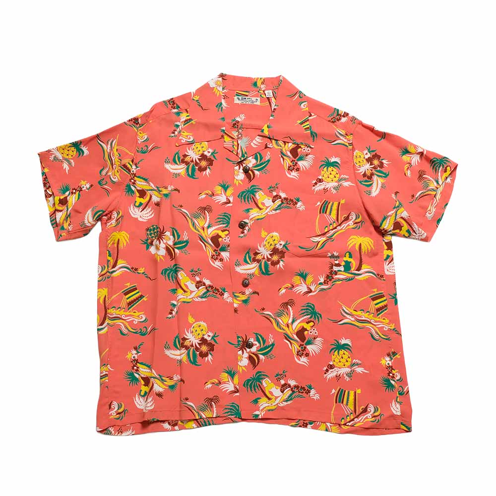 SUN SURF - S/S RAYON HAWAIIAN SHIRT - ISLAND TRIP - SS39620