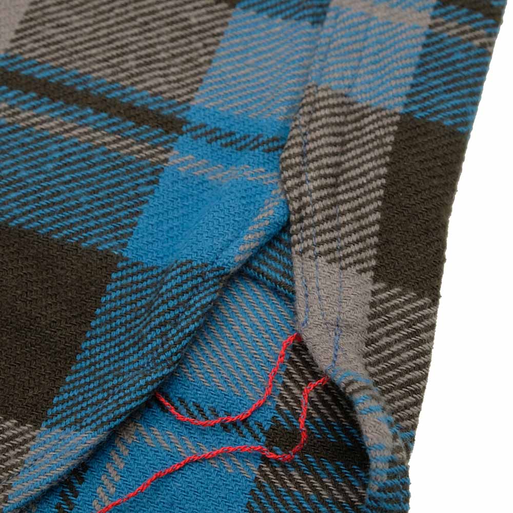 SUGAR CANE - TWILL CHECK WORK SHIRT - SC29558