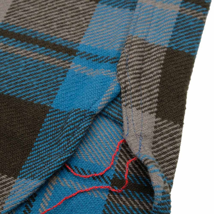 SUGAR CANE - TWILL CHECK WORK SHIRT - SC29558