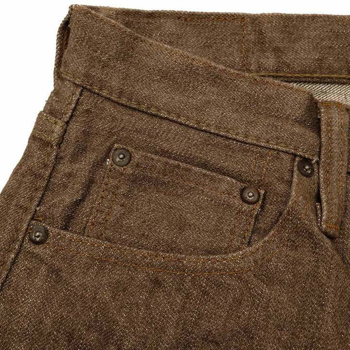 Pure Blue Japan - 14oz. Brown Denim - Regular Straight - BR-14OZ-003