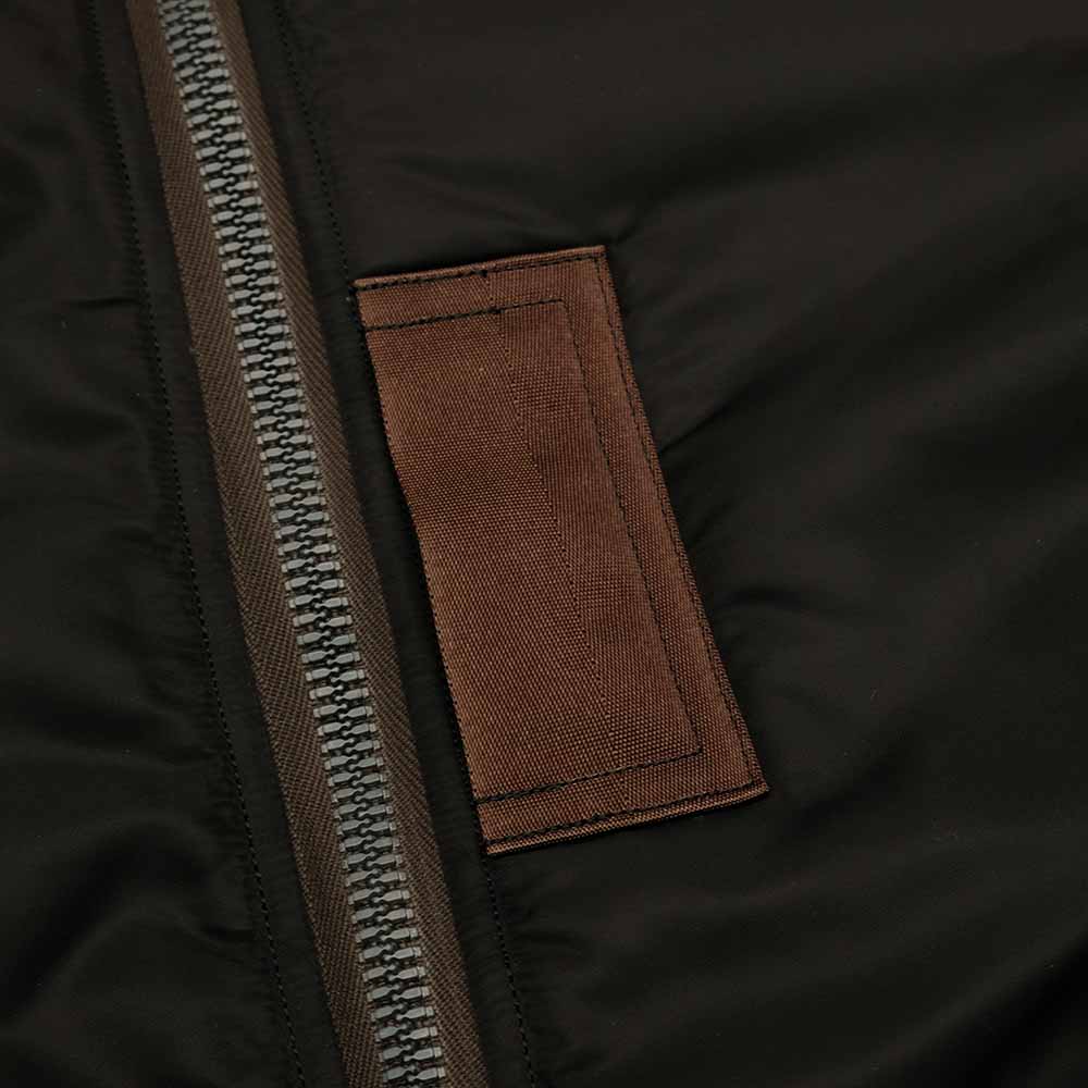 BUZZ RICKSON'S - WILLIAM GIBSON COLLECTION Type BLACK MA-1 LONG MODEL - ALBERT TURNER & CO., INC. MODEL - BR15772