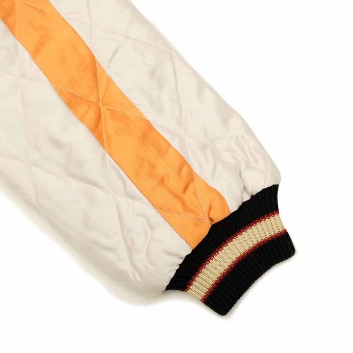TAILOR TOYO - Acetate Quilted Souvenir Jacket - WHITE TIGER × LANDSCAPE - TT15791-159