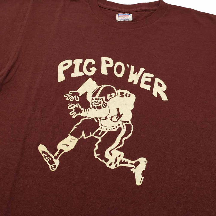 DUBBLE WORKS - Lot.33005 - S/S T-SHIRT - PIG POWER - 33005PIG-24