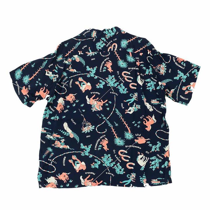 SUN SURF - RAYON HAWAIIAN SHIRT - PANIOLA TOWN - SS39420