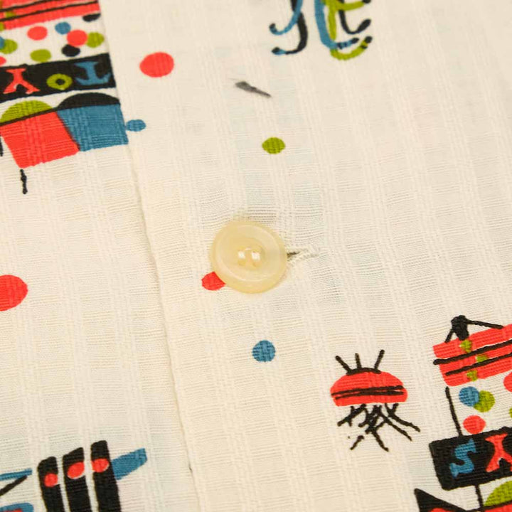 STAR OF HOLLYWOOD - DOBBY COTTON OPEN SHIRT - STREET STALL - SH39497