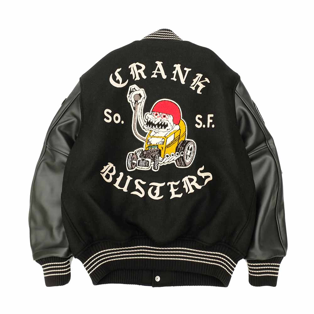 WHITESVILLE - 30oz. WOOL MELTON AWARD JACKET - CRANK BUSTERS - WV15602