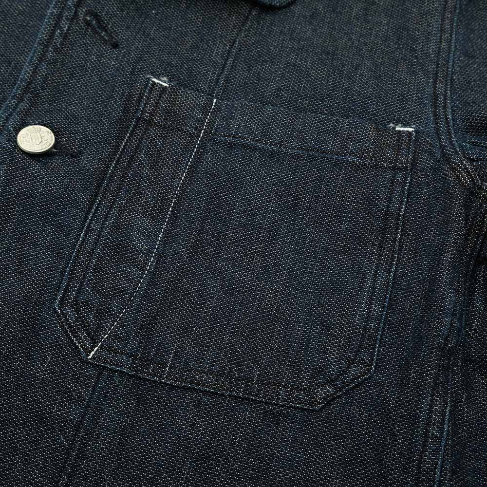 Soundman - Coverall Jacket - Birmingham - Cotton / Linen Honey Cord Denim - M374-507Z