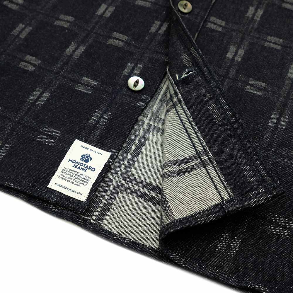 MOMOTARO JEANS - Triple Stitch Cross Plaid Jacquard Shirt - MXLS1035