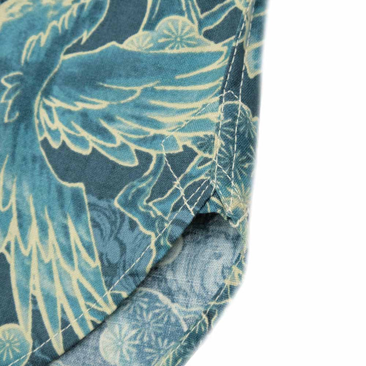 衣櫻 - シーチング素材 - 長袖レギュラーシャツ - 松鷹 - SA1724