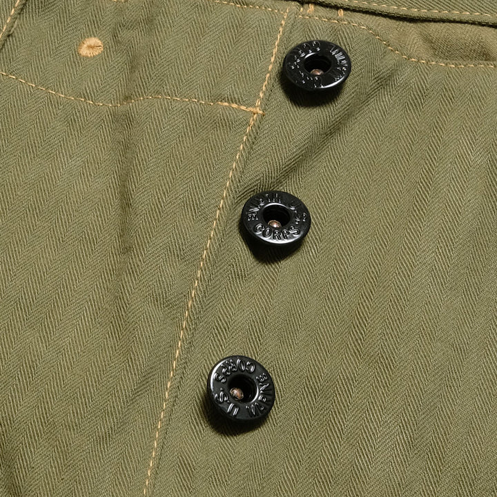 BUZZ RICKSON'S - U.S. MARINE CORPS M-1944 - HERRINGBONE PANTS - SHORT LENGTH - BR42501