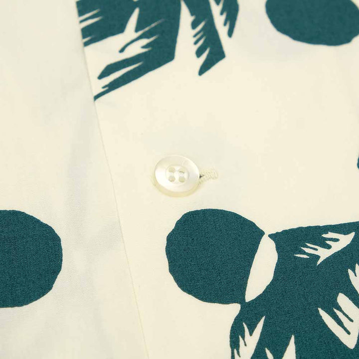 Duke Kahanamoku - COTTON HAWAIIAN SHIRT - MOONLIGHT PALMTREE - DK39451